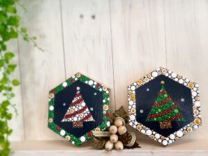 ドットアート・クリスマスツリー・体験レッスン